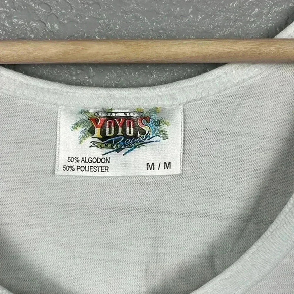 Vintage Tweety Bird with Captain Hat Top, Puerto Penasco Mexico size M Yoyo's - Picture 3 of 4